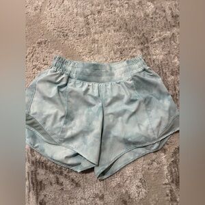 lululemon athletica Blue and White Athletic Shorts